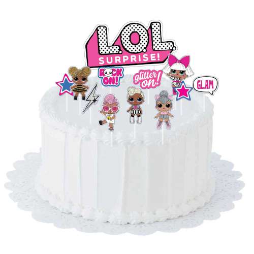 LOL Surprise Dolls Cake Topper Set